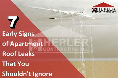 Warning Signs for Ceiling Leaks
