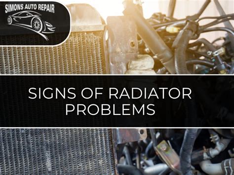 Warning Signs of Radiator Problems