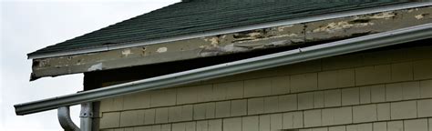 Warning signs of damaged gutter