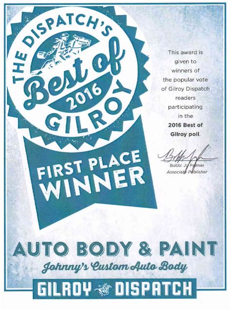 Warranty and Guarantee Offered by Auto Body Repair Shops in Gilroy, CA