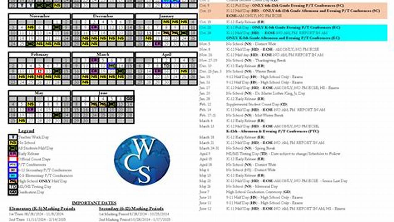 Warren Con Calendar