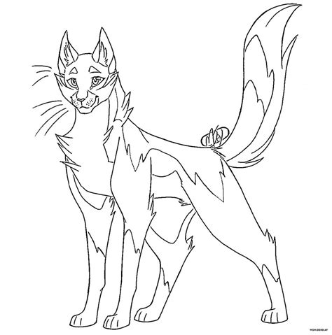 Warrior Cat Coloring Pages Printable