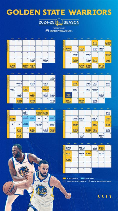 Warriors Schedule / Printable Golden State Warriors Schedule Tv