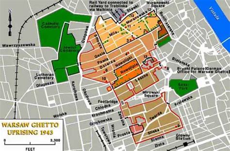 Warsaw Ghetto maps
