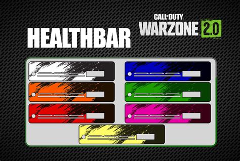 Warzone Health Bar Overlay Template