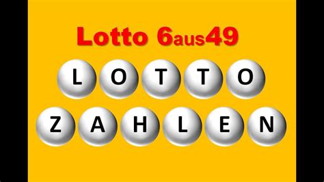 Was sind die Lotto 6 aus 49 Gewinnzahlen?