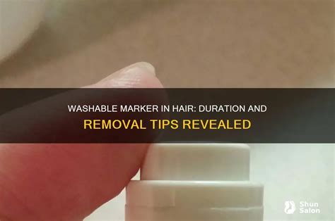 Washable Marker Removal Techniques