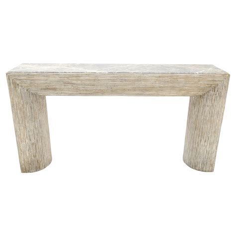 Washed Wood Galos Console Table