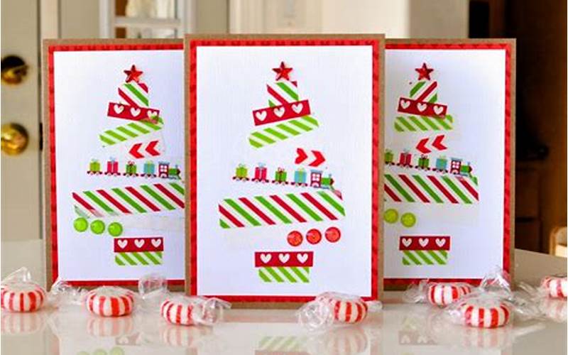 Washi Tape Christmas Cards