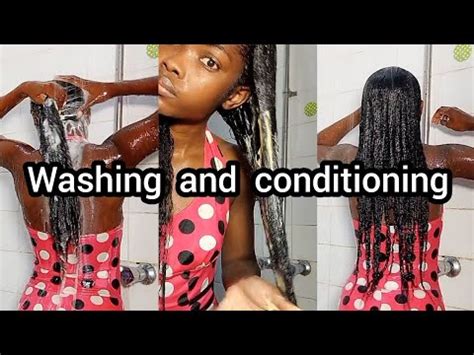 Washing and Deep Conditioning Routine