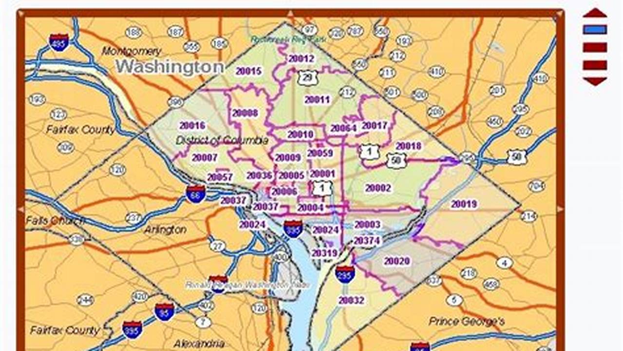 Washington Dc Zip Code Range