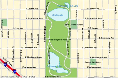 Washington Park Denver Map