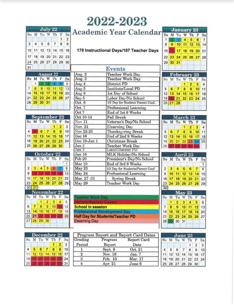 Washington County Calendar