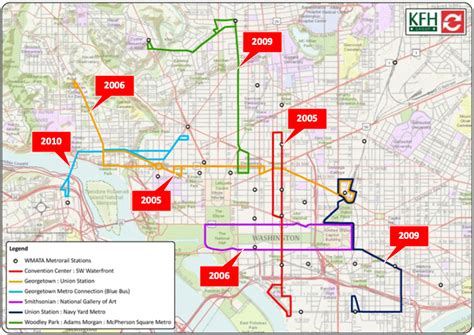 Washington Dc Circulator Map