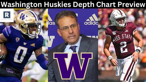 Washington Depth Chart Huskies