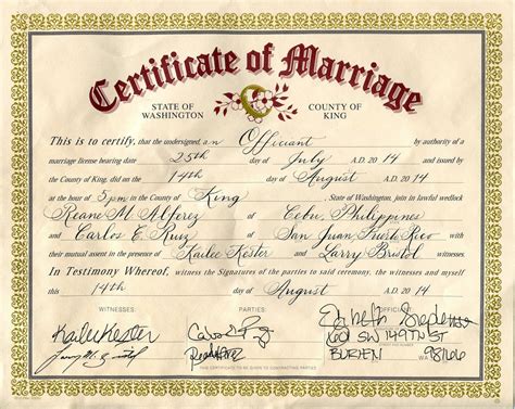 Everything You Need to Know About Obtaining a Washington Marriage License