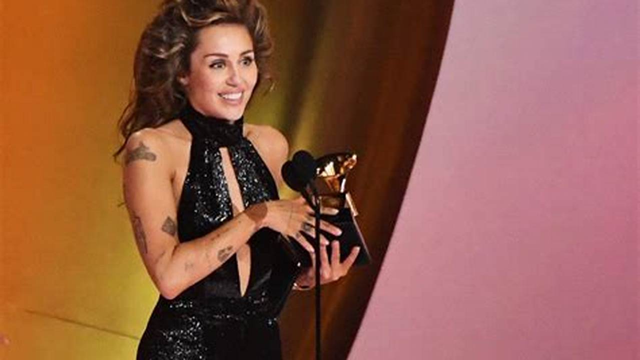 Watch Miley Cyrus Perform Flowers At The 2024 Grammys., 2024