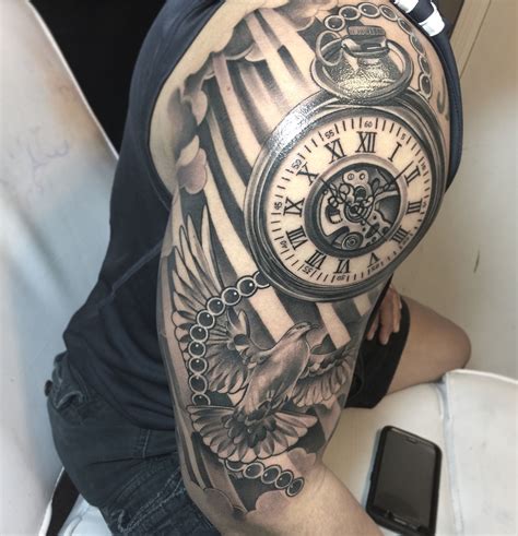 200 Meaningful Pocket Watch Tattoos (Ultimate Guide 2019)