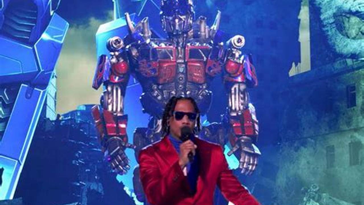 Unleash the Transformers Spectacle: Optimus Prime Conquers Masked Singer Stage