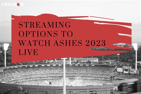 Watch Ashes live stream 2023