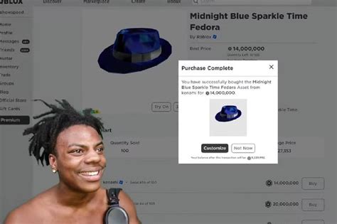 Watch IShowSpeed Accidentally Buy A 6 Figure Roblox NFT