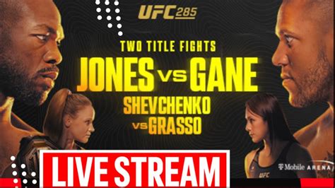 Watch a UFC 285 live stream