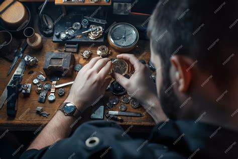 Watchmaker Using Tools