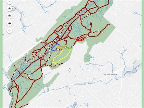 Watchung Reservation Trail Map