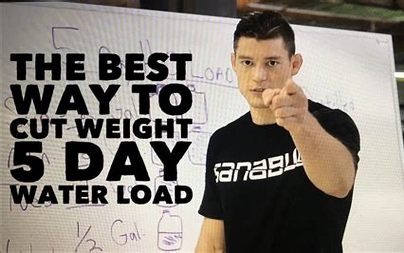 Water Loading for Weight Cut: The Ultimate Guide