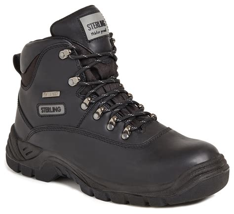 Mens Waterproof Ultra Lightweight Non Metallic Work Safety Shoes