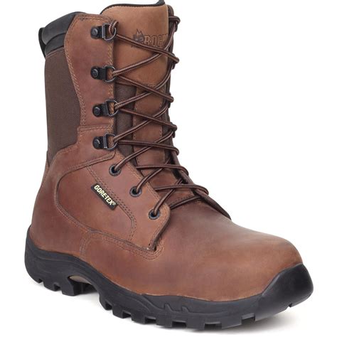 DRKA Water Resistant Steel Toe Work Boots for Men,6'' EHRated Safety