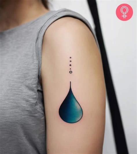 Water Drop Tattoo