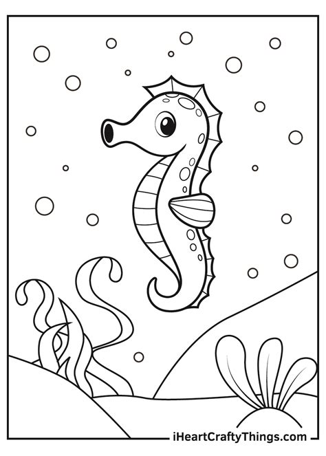 Water Horse Coloring Pages