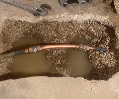 Water Line Repair Process