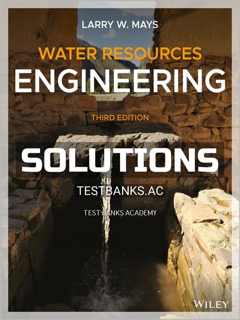 Water Resources Engineering 3rd Edition