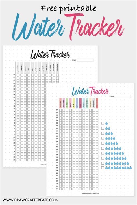 Download Water Tracker Crafts