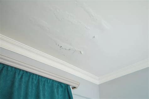 Water damage on a ceiling