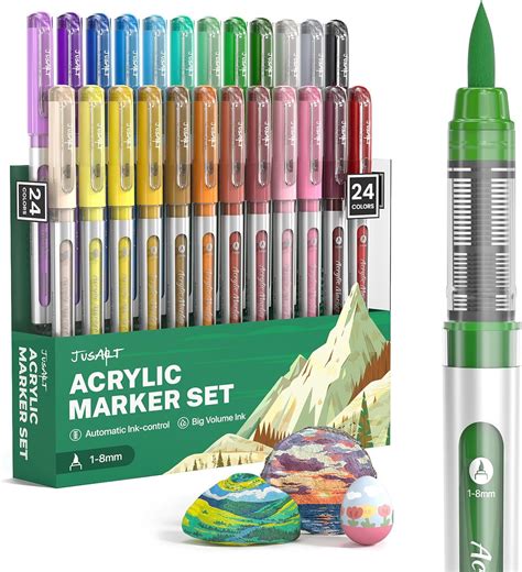 Water-Based Markers Less Bleed Easy Clean-Up