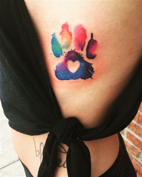 Top 65+ Best Cat Paw Print Tattoo Ideas [2020