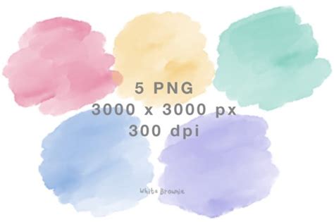 Download Watercolor Backgrounds Bundle, Brush Str Printable