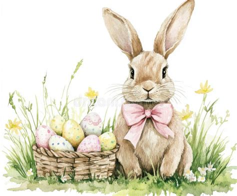 Watercolor Easter Card