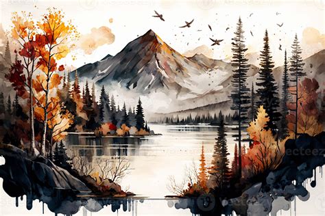 Watercolor Landscape Prints