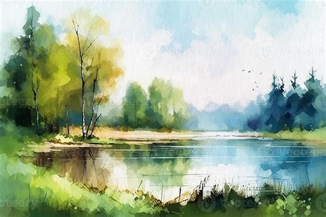 Watercolor Landscape Videos