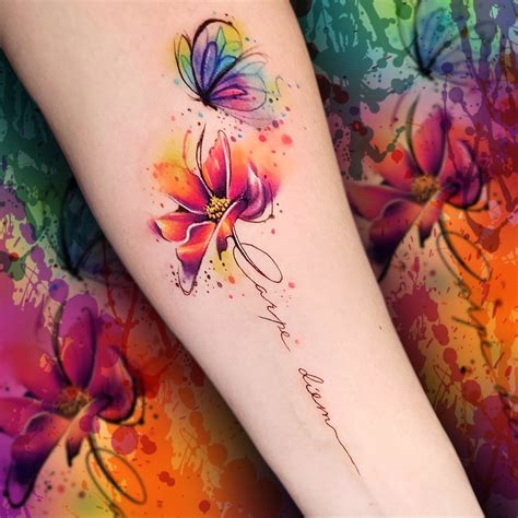 Watercolor Style Tattoo
