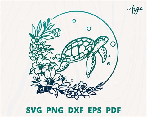 Download Watercolor Turtle SVG File - SVG Design Files