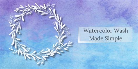 Watercolor Wash Card