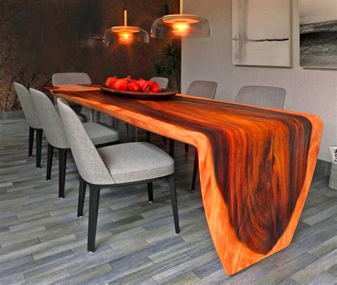 Waterfall Edge Dining Table