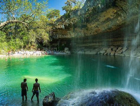 Waterfall Swimming