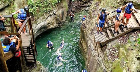 Waterfall jumping Damajagua