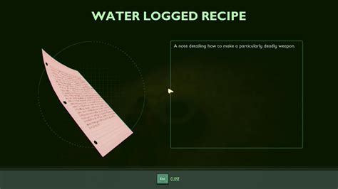 Waterlogged Recipe Grounded